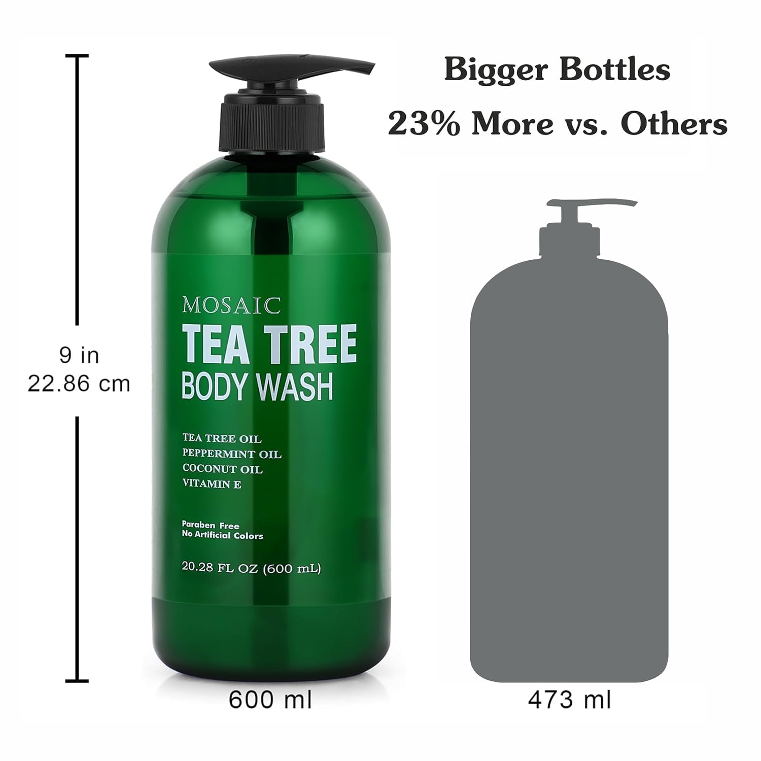Tea tree oil ingredients scene emphasizing cleansing and refreshing properties.