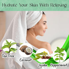 Pump top of AnatoliaDaphne Tea Tree Body Wash for easy, controlled dispensing.