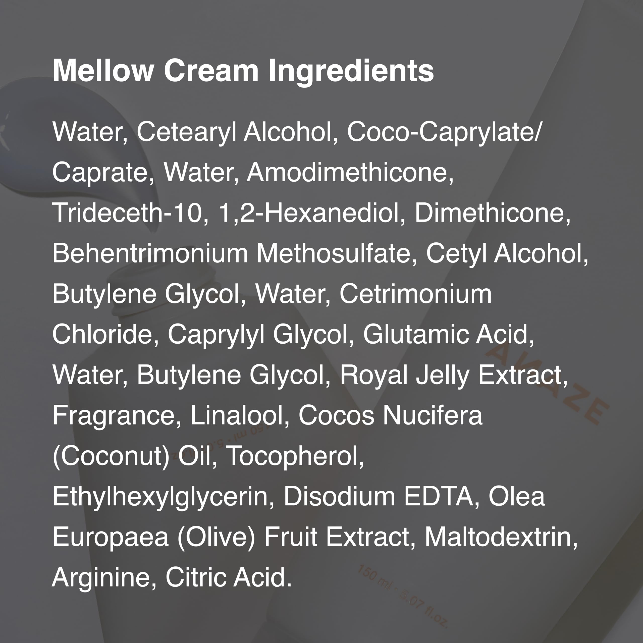 ANAZE Mellow Cream packaging on a vanity display suggesting premium K-beauty care.