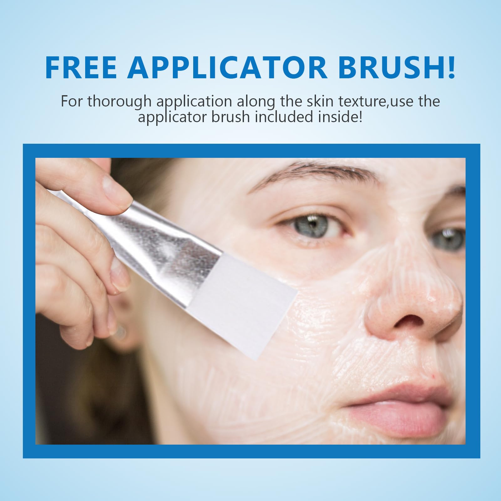 ANCAI Zombie Mask brush enables even application and less waste.