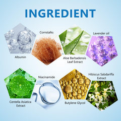ANCAI Zombie Mask roseflower extract enriches skin comfort during treatment.