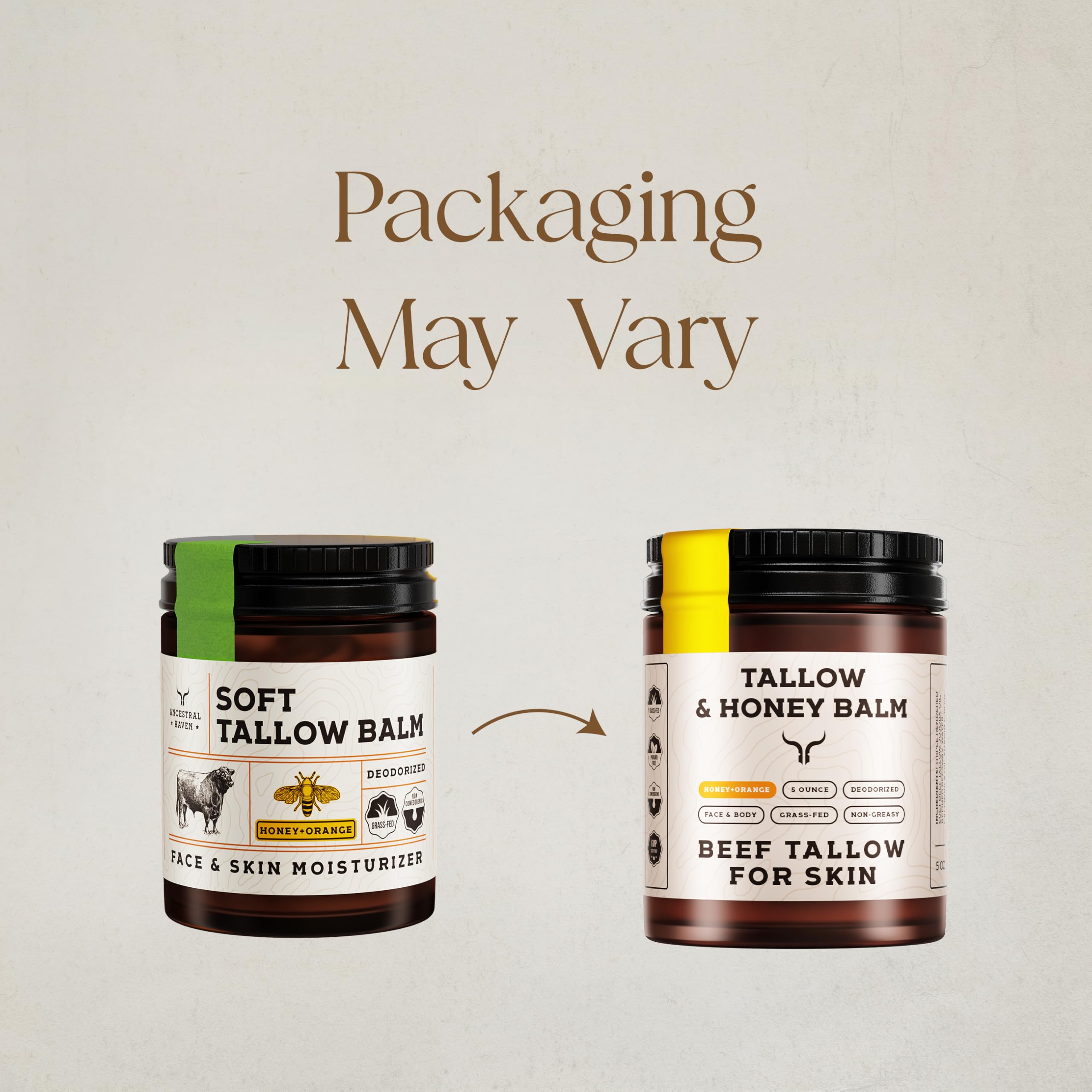 Ancestral Haven grass-fed beef tallow skin care for everyday comfort.