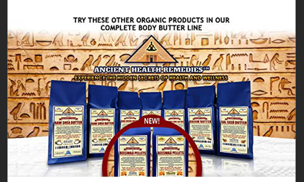 ANCIENT HEALTH REMEDIES Cocoa Butter Block in Tray, great for pairing with essential oils.