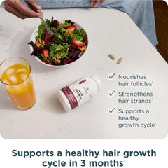 Ancient Nutrition 10 collagen types ingredients display for skin, hair, nails