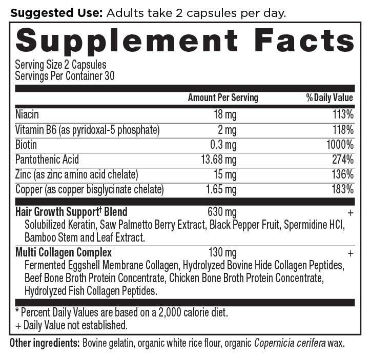Ancient Nutrition saw palmetto and chaste tree berry blend for hair cycles