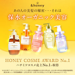 & Honey Deep Moist Treatment 2.0 packaging close-up highlights premium conditioning
