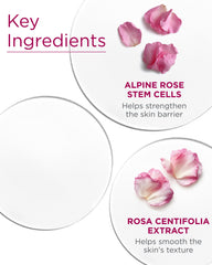 Andalou Naturals fruit stem cell science illustration emphasizes gentle renewal