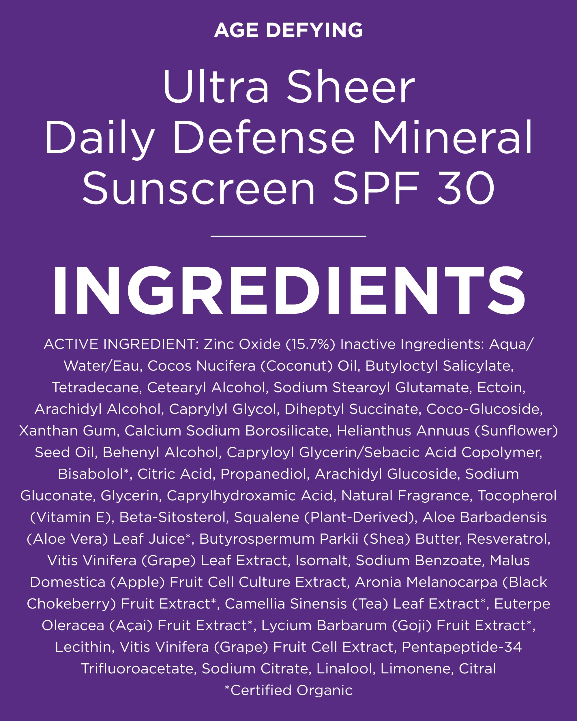 Andalou Naturals packaging close-up highlighting sustainable, clean ingredient standards.