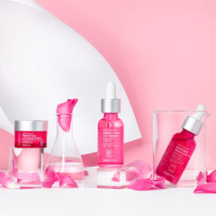 Pomegranate seeds indicating gentle exfoliation in the formula