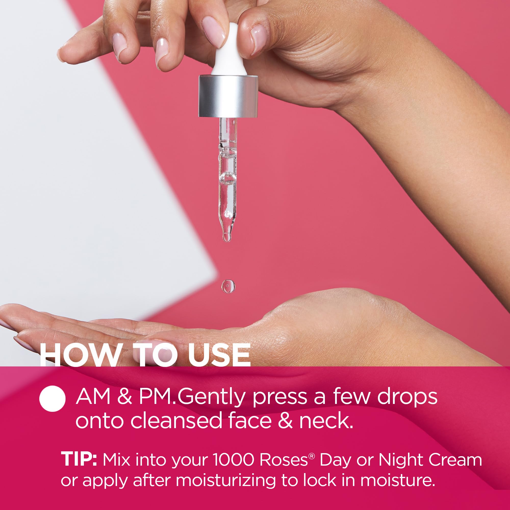 Rose extracts highlight from Andalou Naturals oil for gentle care