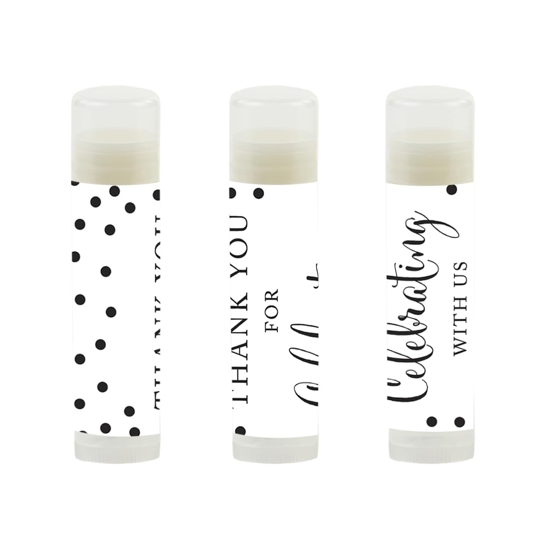 Close-up of Andaz Press lip balm with label and smooth texture for guests.