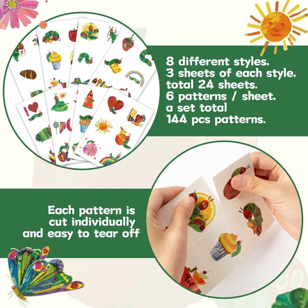 Andi Cppss Hungry Insects tattoos use safe materials for kid-friendly fun