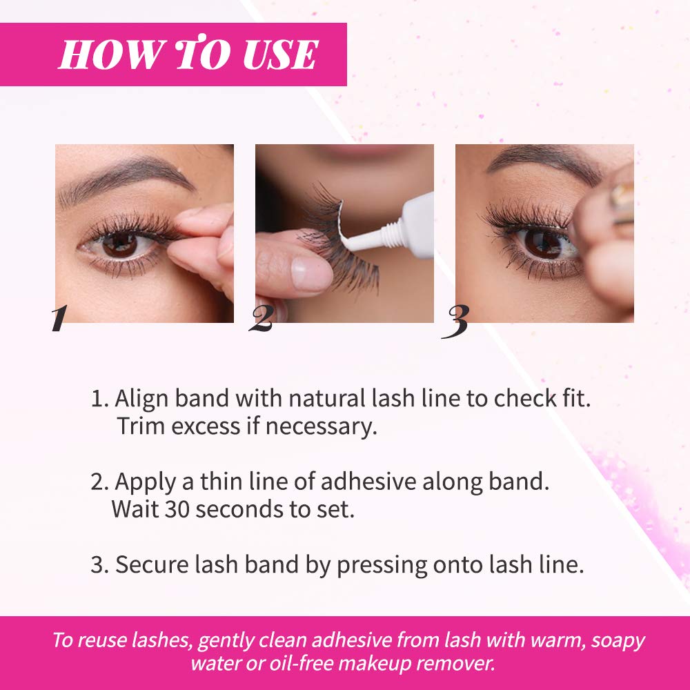 Andrea Two of a Kind False Lashes 33 Black display versatile day-to-night wear