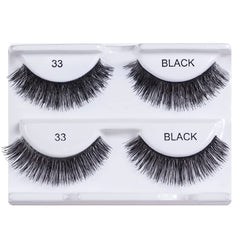 Andrea Two of a Kind False Lashes 33 Black pack close-up for dramatic full-volume lashes