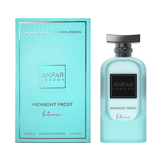 ANFAR LONDON Midnight Frost bottle with cap open for application