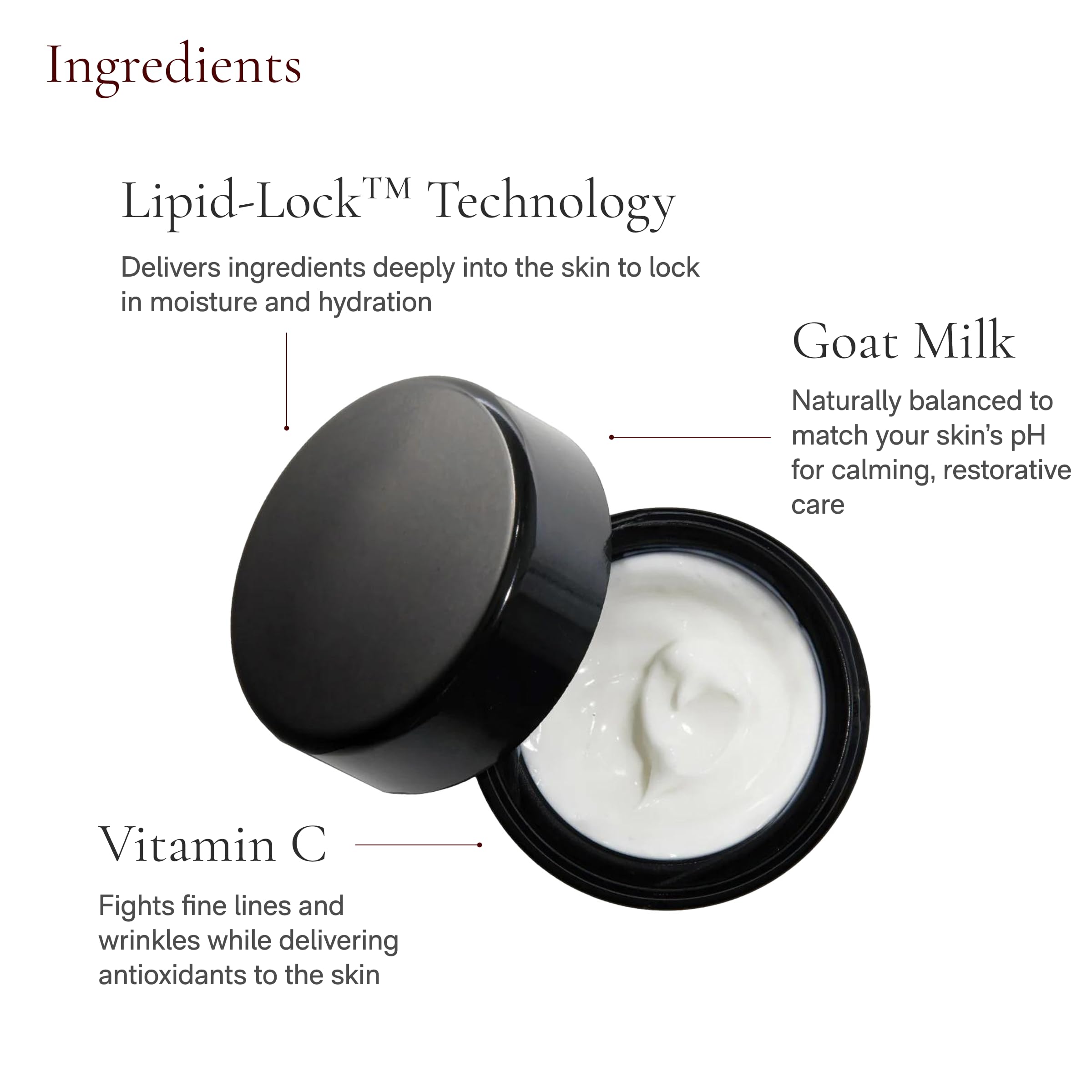 Angela Caglia Soufflé Moisturizer with goat milk for gentle hydration