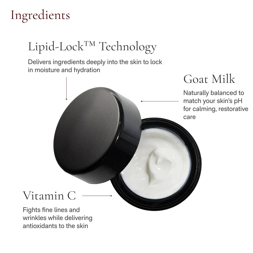 Angela Caglia Soufflé Moisturizer with goat milk for gentle hydration