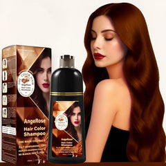 Angerose hair dye shampoo packaging showing the 400 ml bottle for at home color