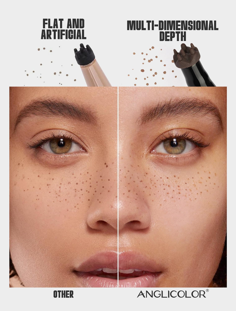 Anglicolor liquid blush texture delivers silky, natural color.