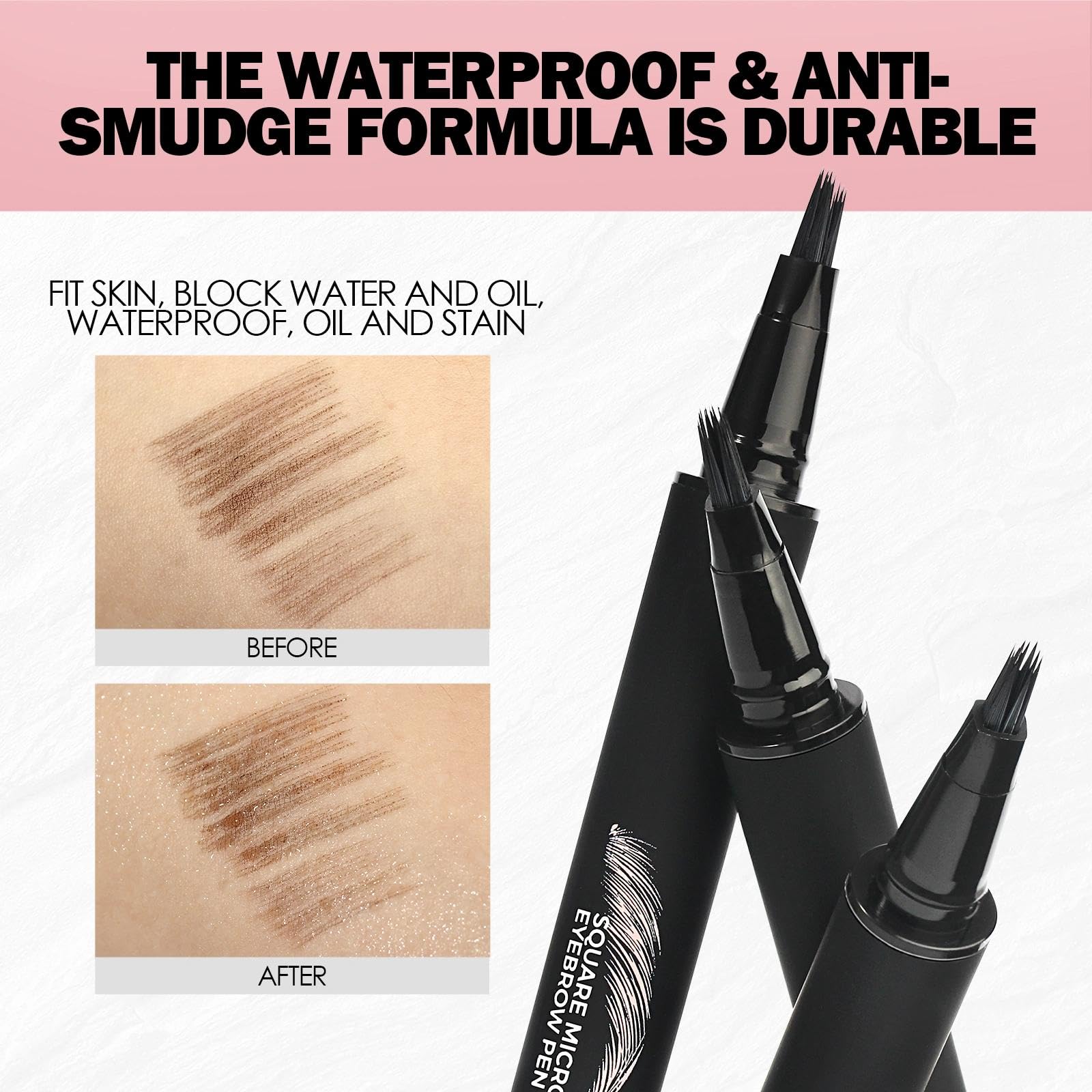 Anglicolor Mocha quick-dry brow pen for speedy routine