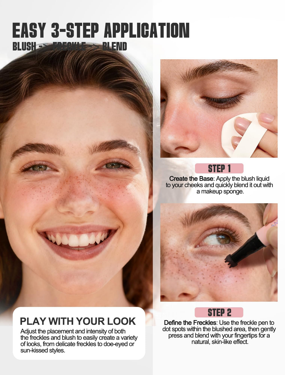 Anglicolor precision-tip enables controlled freckle placement.