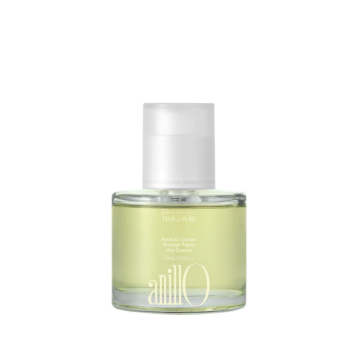 ANILLO Patchouli Garden bottle demonstrates damage repair potential for stronger strands.
