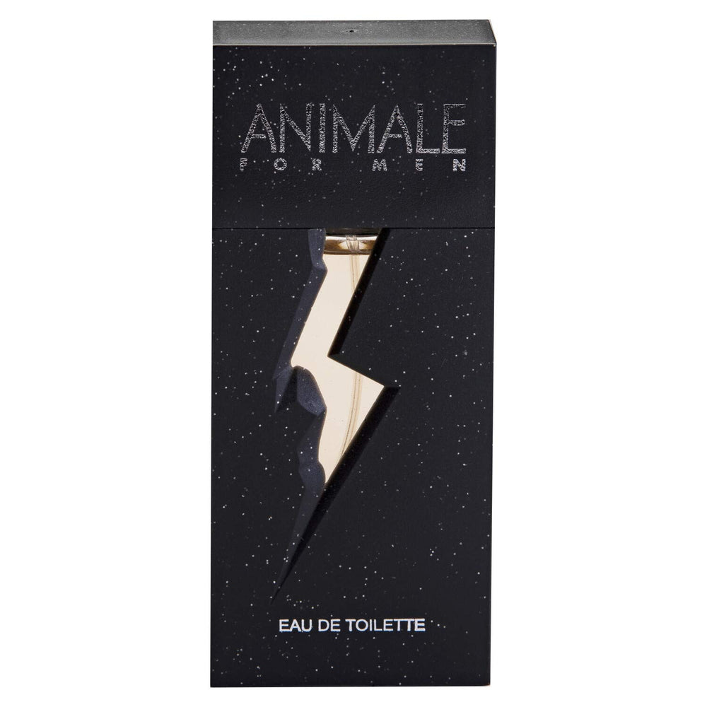 Animale packaging box with bottle conveys refined style for office or evenings.