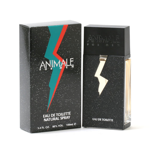 Animale Men EDT bottle with citrus and greens, ideal for daytime wear.