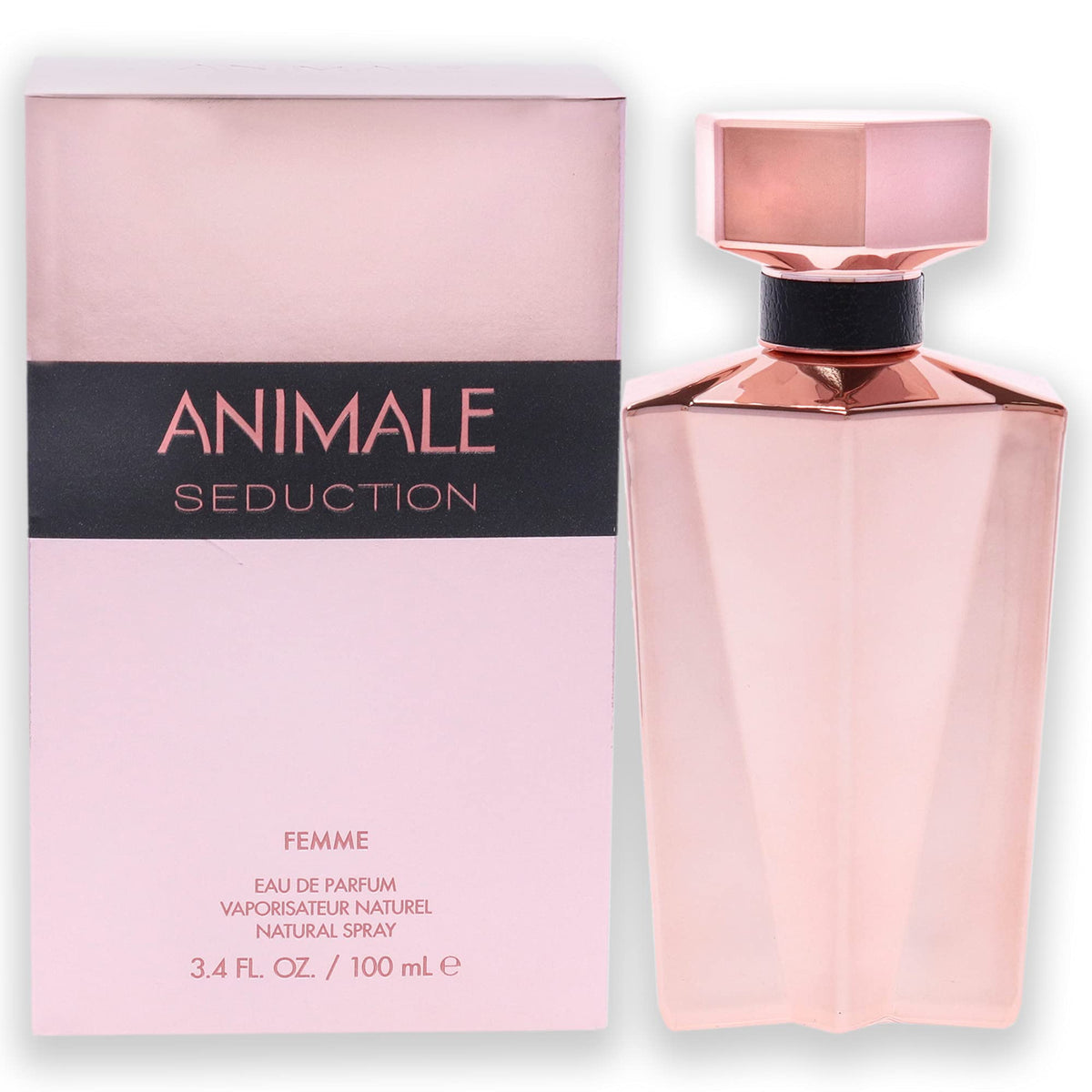 Animale Seduction Femme EDP bottle on display, ideal for daily wear.