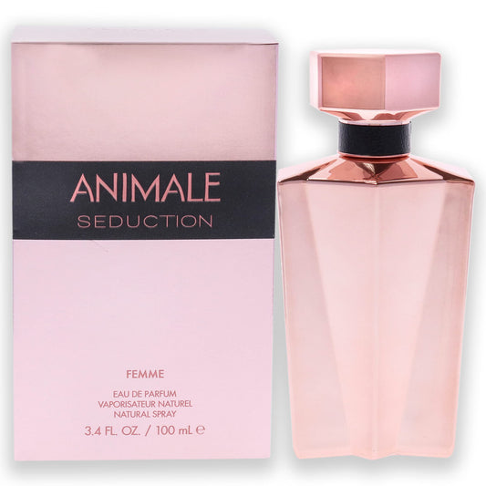 Animale Seduction Femme EDP bottle on display, ideal for daily wear.