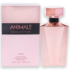 Animale Seduction Femme EDP bottle on display, ideal for daily wear.