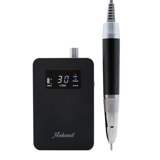 Ankenail S2 nail drill front view for precise filing and shaping.