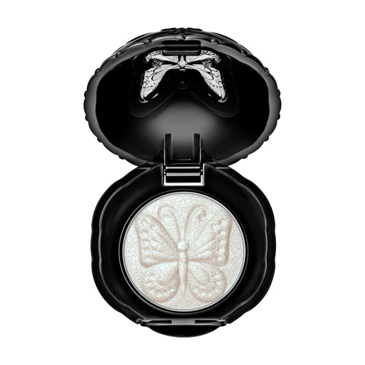 ANNA SUI Shiny Eye Color 001 close-up shows radiant sparkle and long-lasting color.
