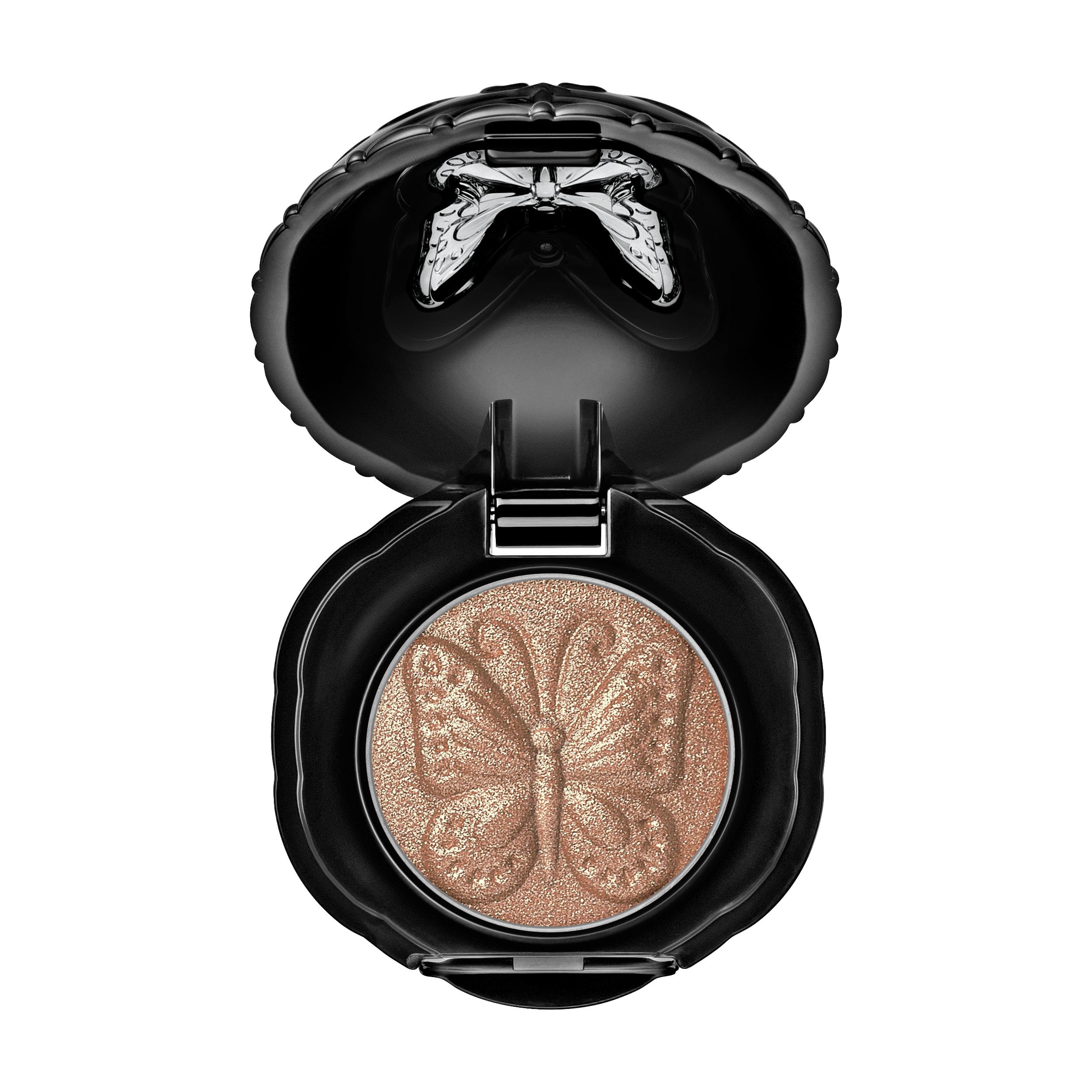 ANNA SUI Shiny Eye Color 701 close-up swatch shows radiant sparkle and color payoff.