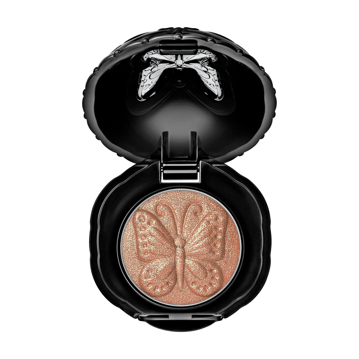 ANNA SUI Shiny Eye Color 701 close-up swatch shows radiant sparkle and color payoff.
