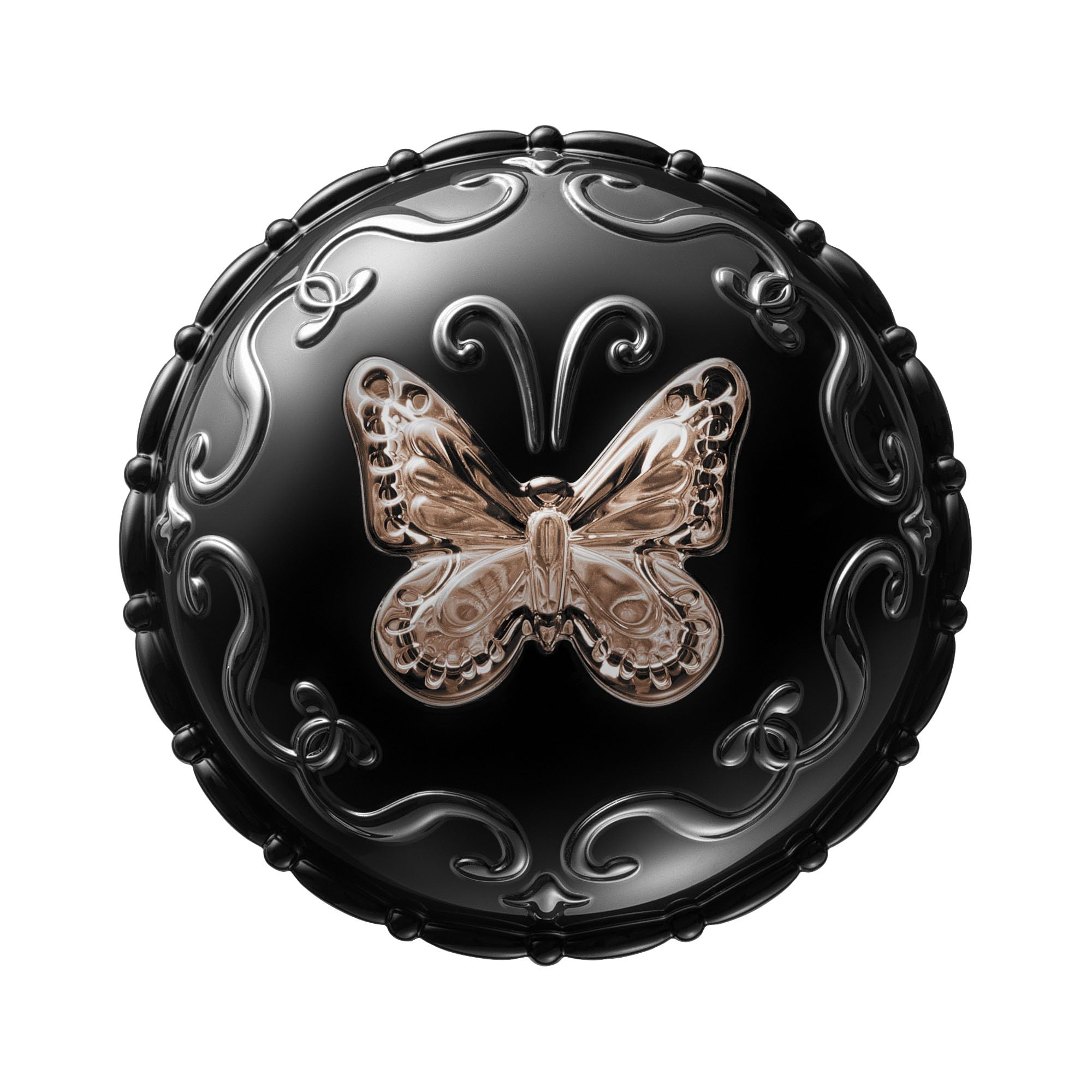 ANNA SUI Shiny Eye Color 701 swatch on skin reveals hydration and glow.