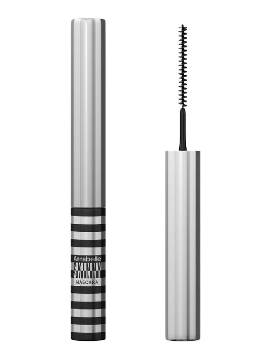 ANNABELLE Skinny Mascara bottle closeup shows sleek packaging and precise definition.