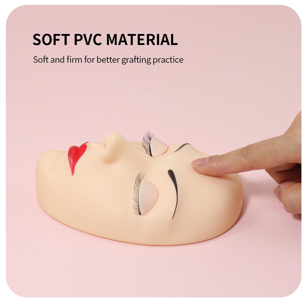 ANNAFRIS removable eyelids enable quick replacements for diverse eyelash styles.