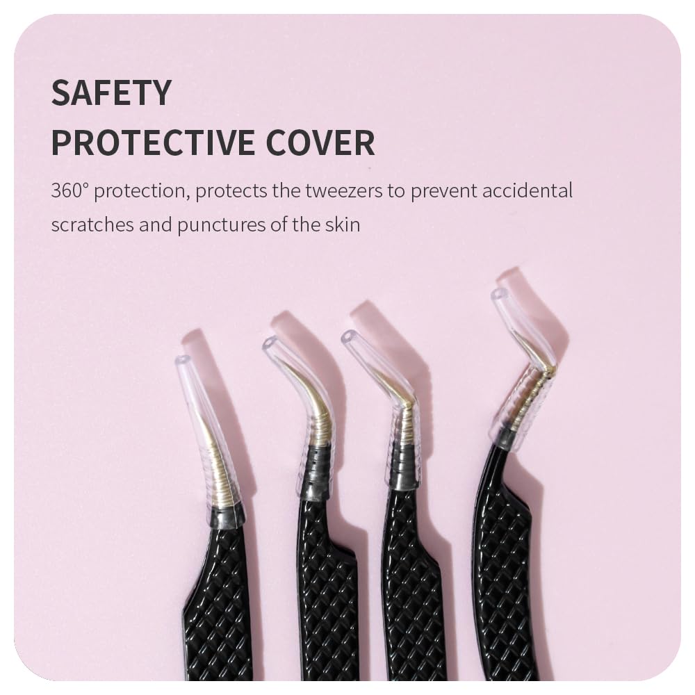 ANNAFRIS Lash Tweezers easy removal without tugging or damage.