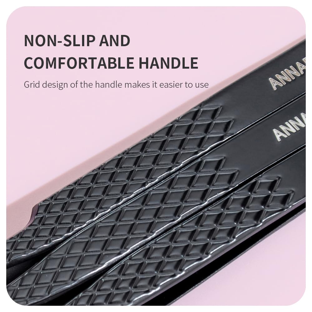 ANNAFRIS Lash Tweezers lightweight ergonomic design reduces hand fatigue.