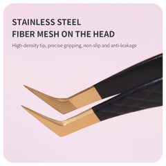 ANNAFRIS Lash Tweezers ideal for creating fans and isolating lashes.