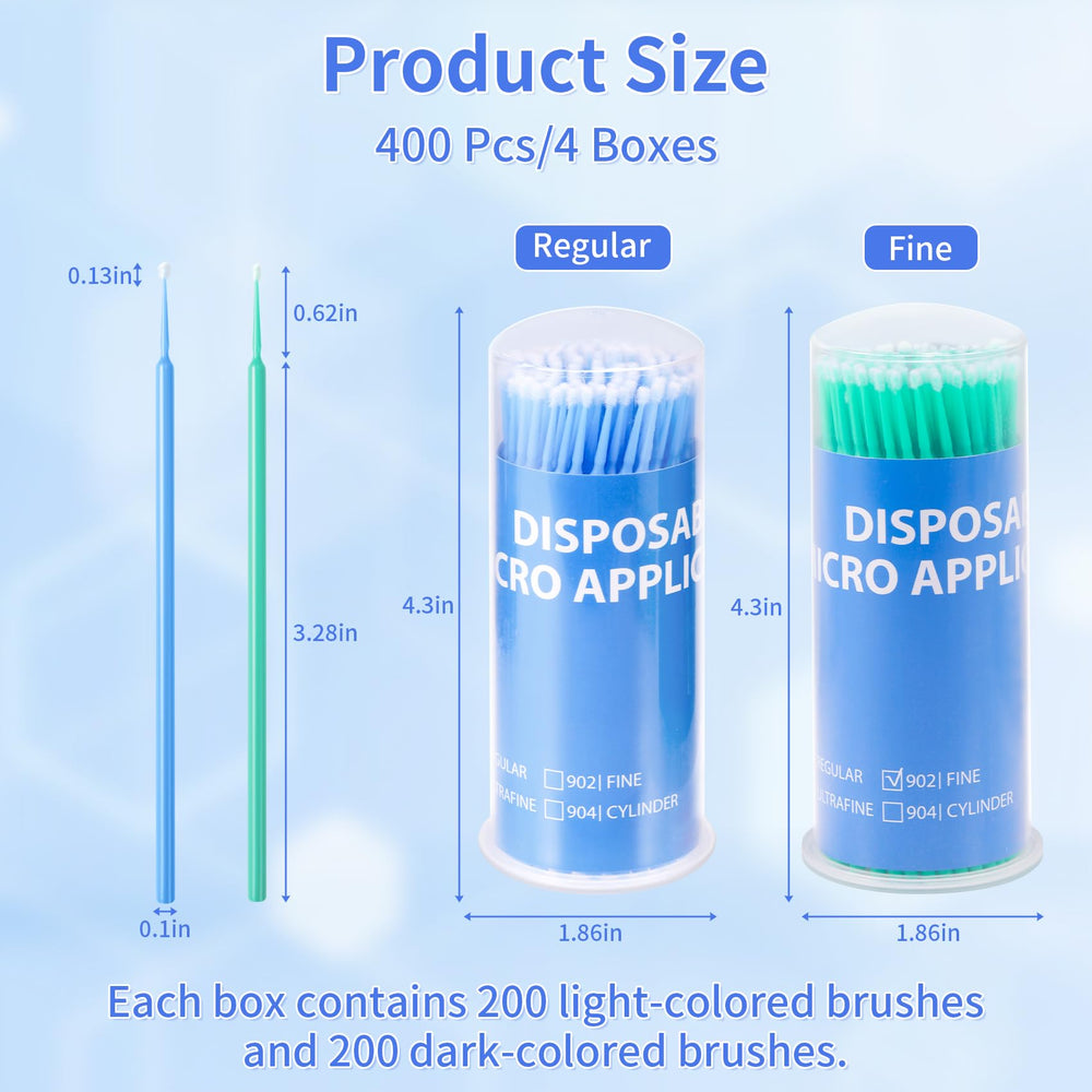 Annhua dental office micro-applicator for small-area bonding and etch placement