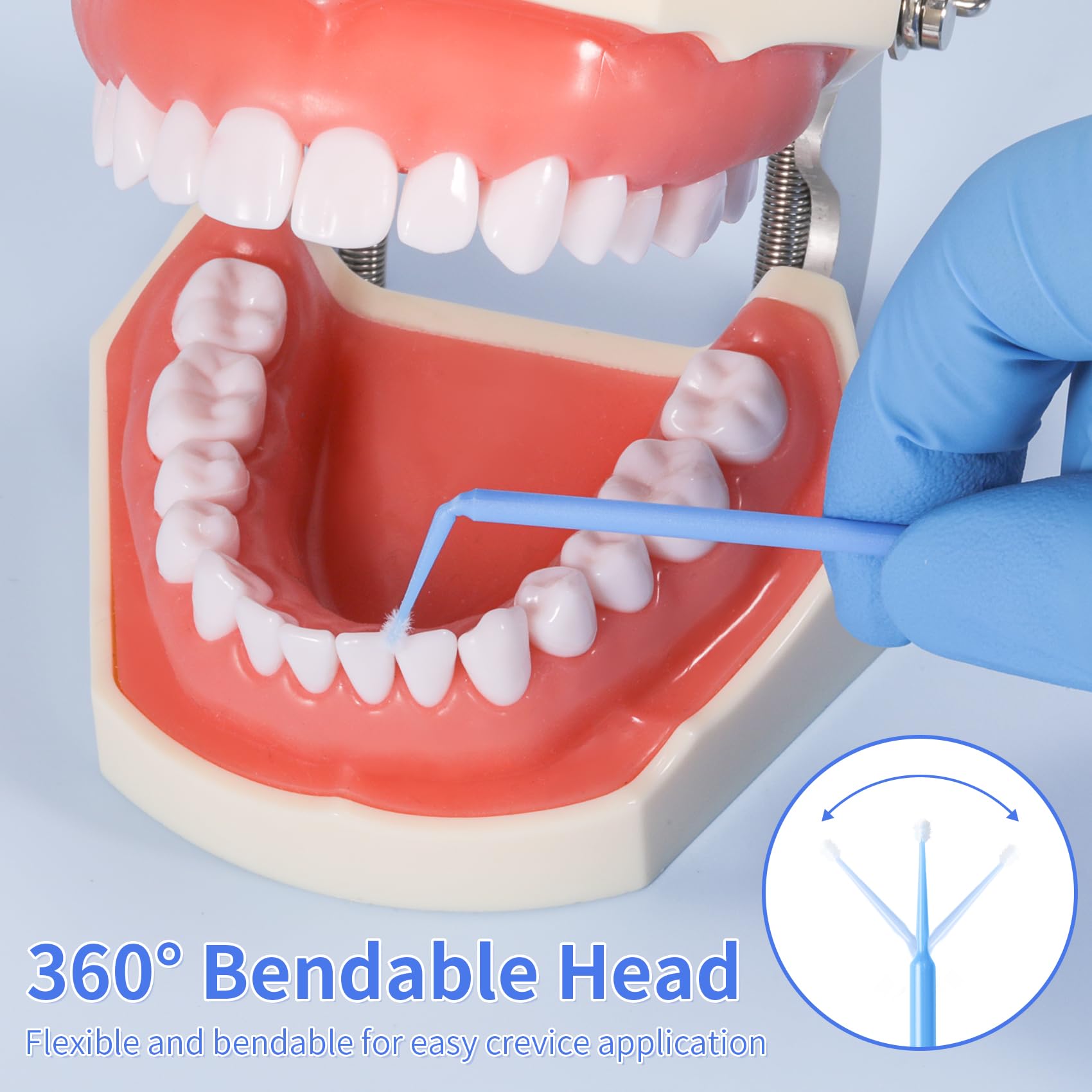 Annhua etch and bond applicator supports controlled dental material application