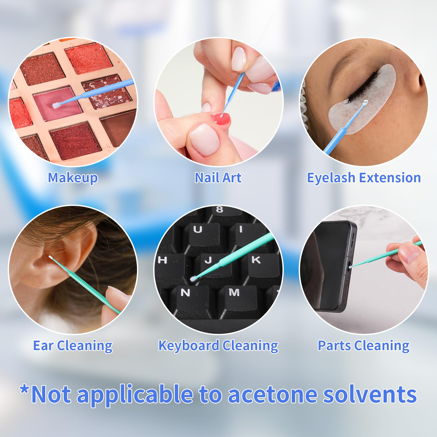 Annhua precision micro-applicators for cleaning, painting, and fine detail tasks