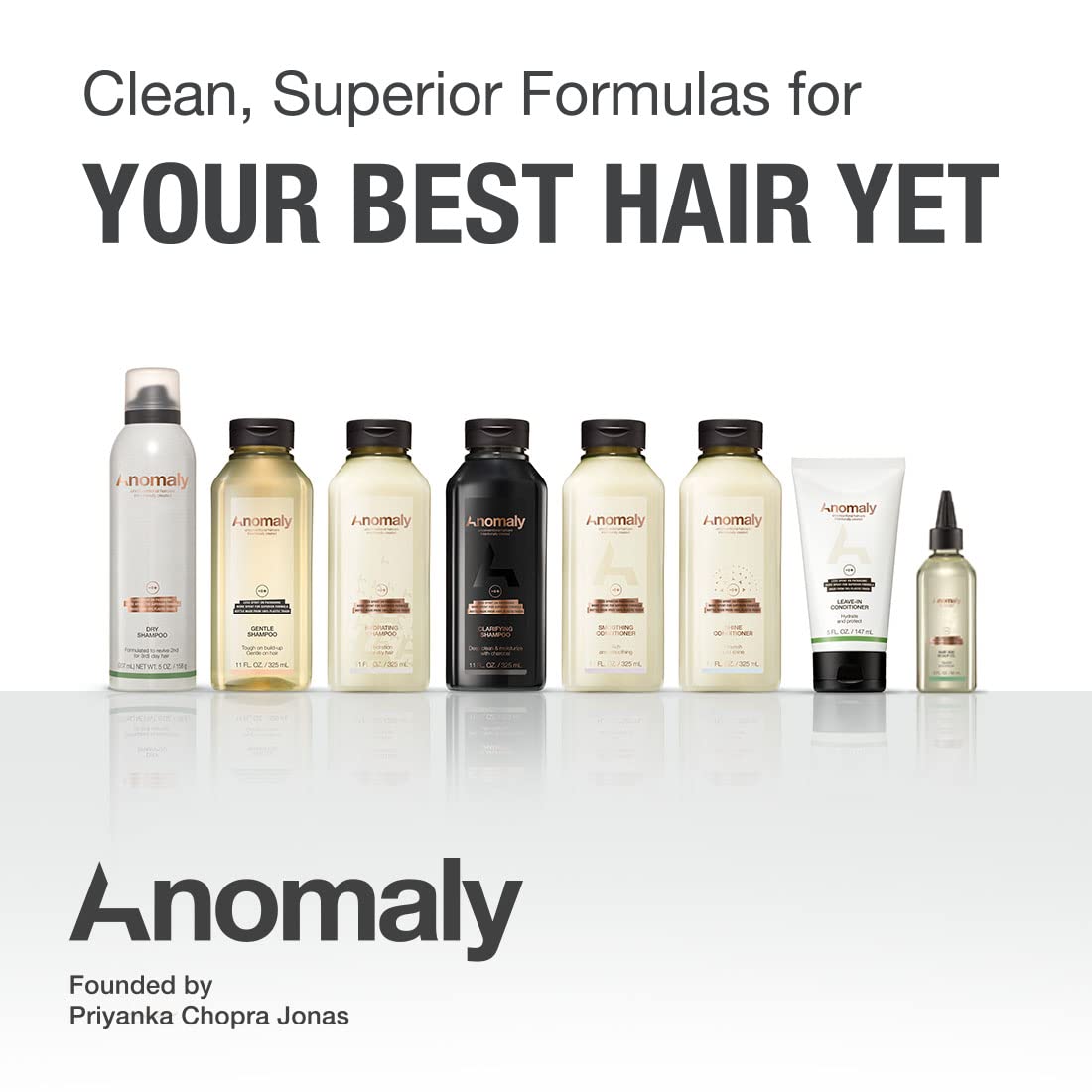 Anomaly Leave-In Conditioner 5 oz size with compact bottle.