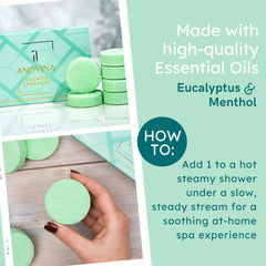 Anovina 12XL eucalyptus steamer arouses fresh aroma with hot water