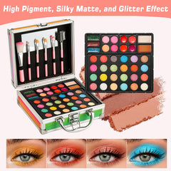 Anpro 24-color eyeshadow palette with rich pigmentation for versatile looks