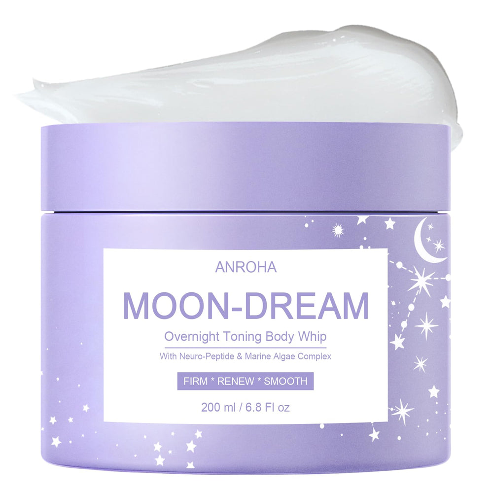 Neck contour area being massaged with Anroha Moon Dream for lift potential.
