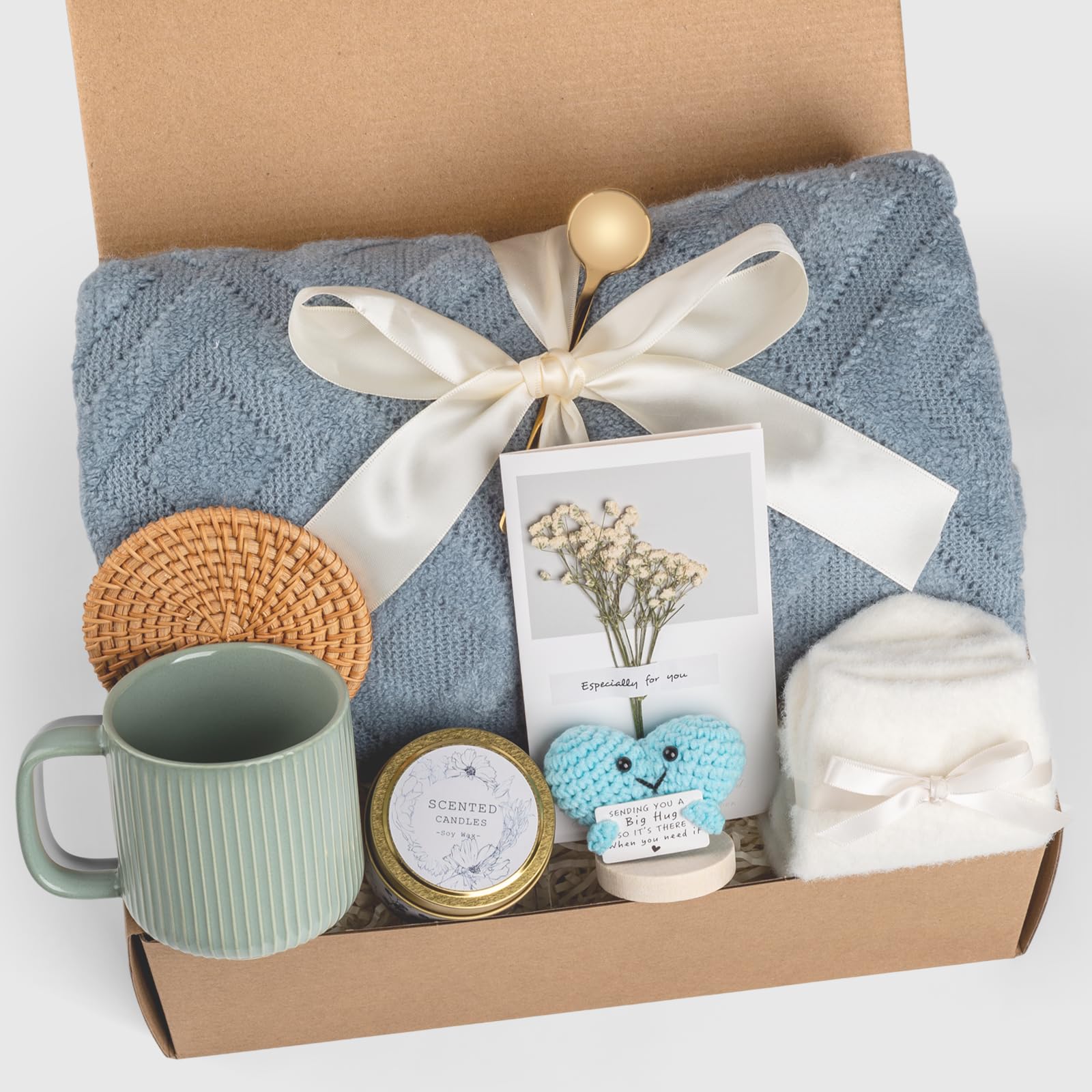 Anforsun self-care gift basket for women, a ready-to-gift care package that conveys warmth.