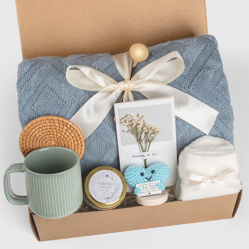 Anforsun self-care gift basket for women, a ready-to-gift care package that conveys warmth.